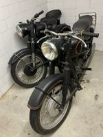 Zwei Motorrad BMW R26 im Restaurationsobjekt Zustand