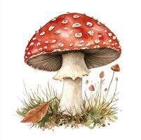 Fliegenpilzhüte (Amanita muscaria) – 50 g – Dekoration