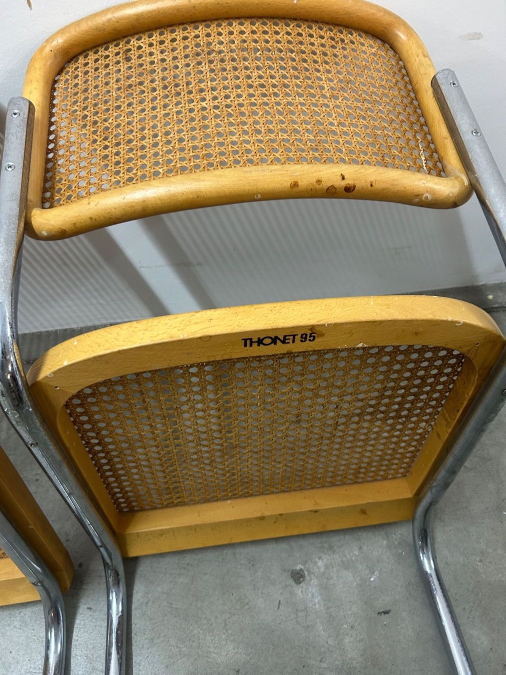 Thonet Sedie: Designer Freischwinger-Stühle Thonet 95 – Usato da Zürich venduto da Levelart 7