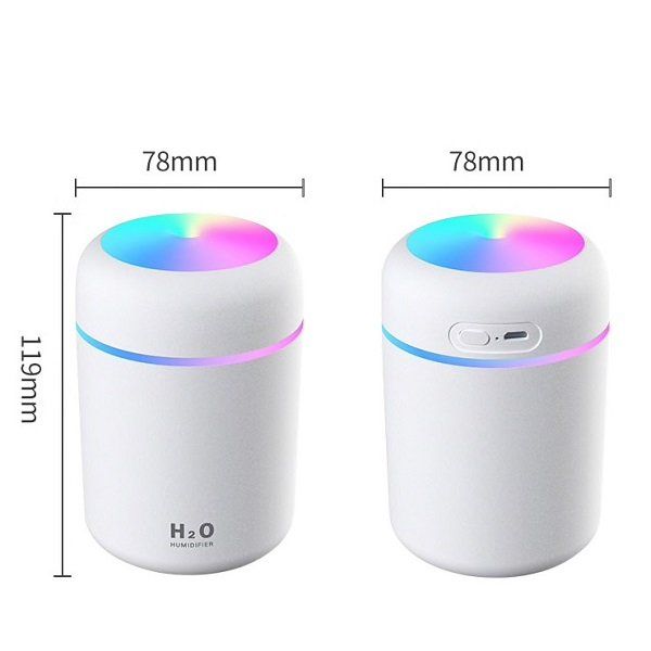 Umidificatori d'aria: Luftbefeuchter Diffusor von skinfix mit Kaltdampf und Licht – Nuovo (secondo la descrizione) da Basel venduto da jetzt-wird-gemistet 2