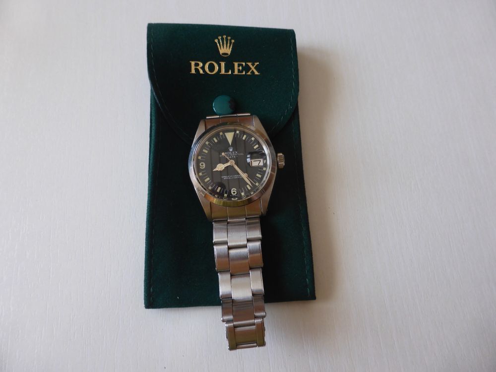 Rolex Orologi: ROLEX  Oyster/Perpertual-Date Herr Autom. "Spezial. Ziffbl." – Usato da Gonten venduto da gwondrig 6