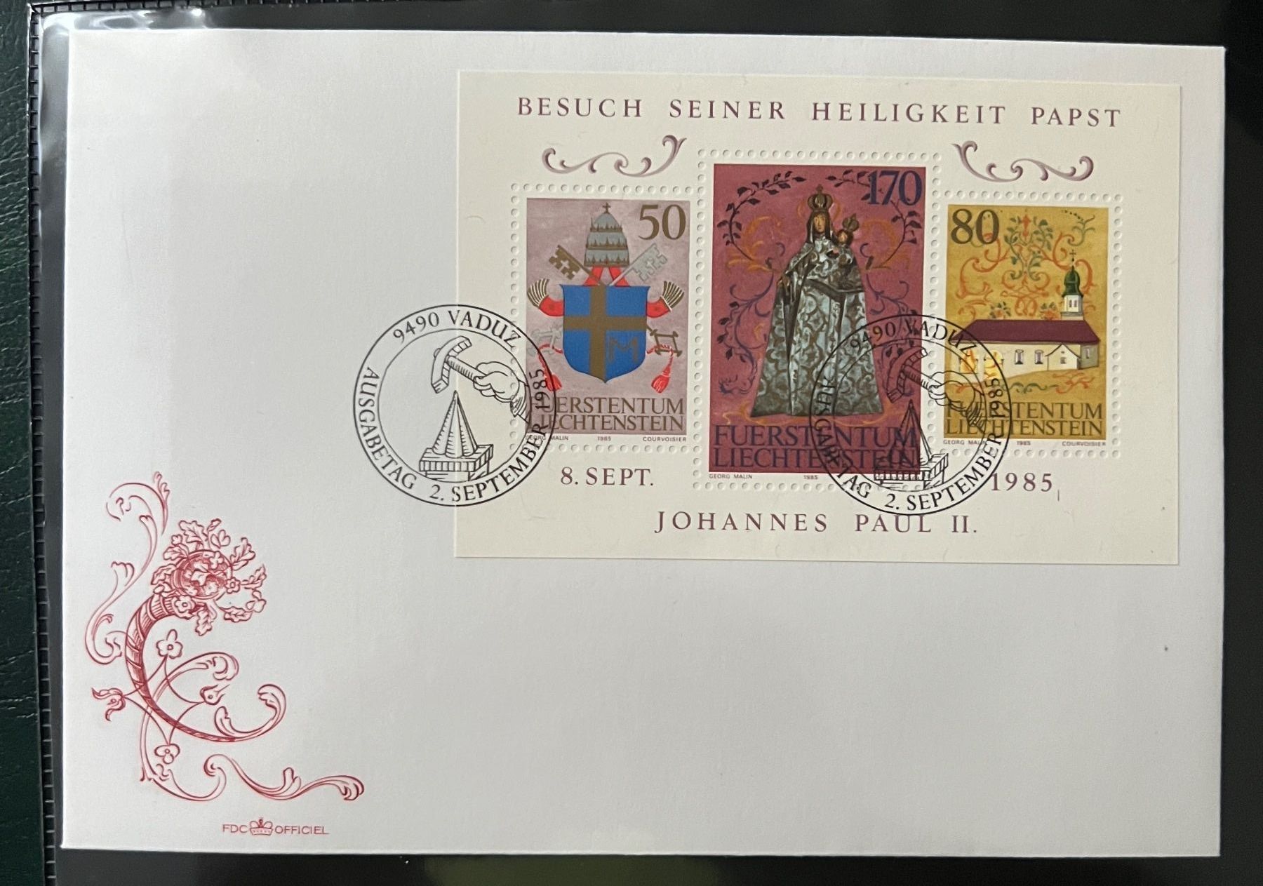 Tutti i francobolli: Erstagsbrief 1985 – Usato da Rotkreuz venduto da Parcore