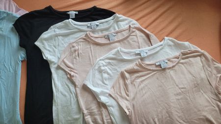 AMISU T-Shirts set of 6 colours size S