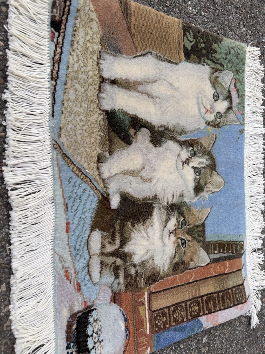 Teppiche: Tabriz Iran Katzen Motiv  – Neu (gemäss Beschreibung) aus Wängi von Tesimo 1