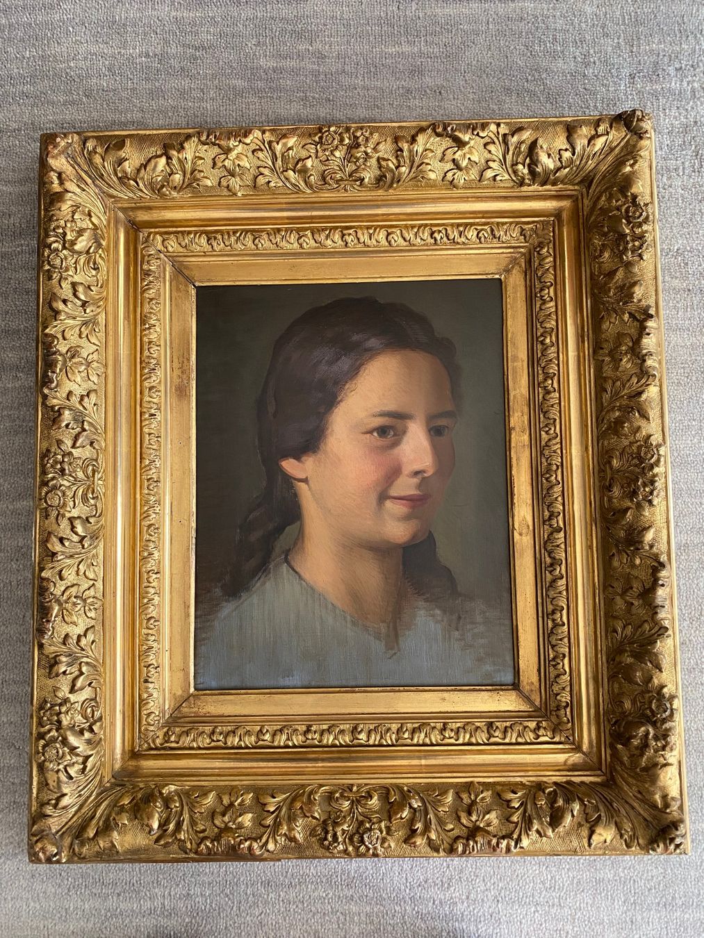 Dipinti: Mädchen-Portrait von Jakob Welti – Usato da Dietlikon venduto da Letten1959
