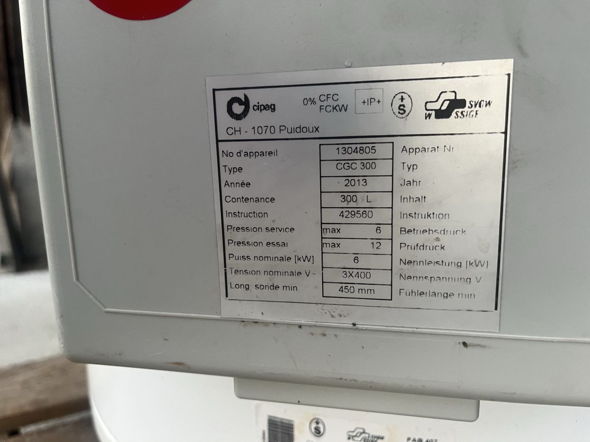 Altre raccolte & rarità: 300 Liter Boiler 2013 – Usato da Hedingen venduto da Walo1315 2