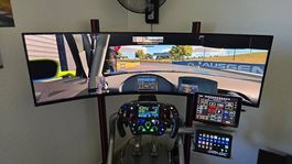 Sim Racing RIG - Simagic, VRS Pedale, 49" Screen, Streamdeck