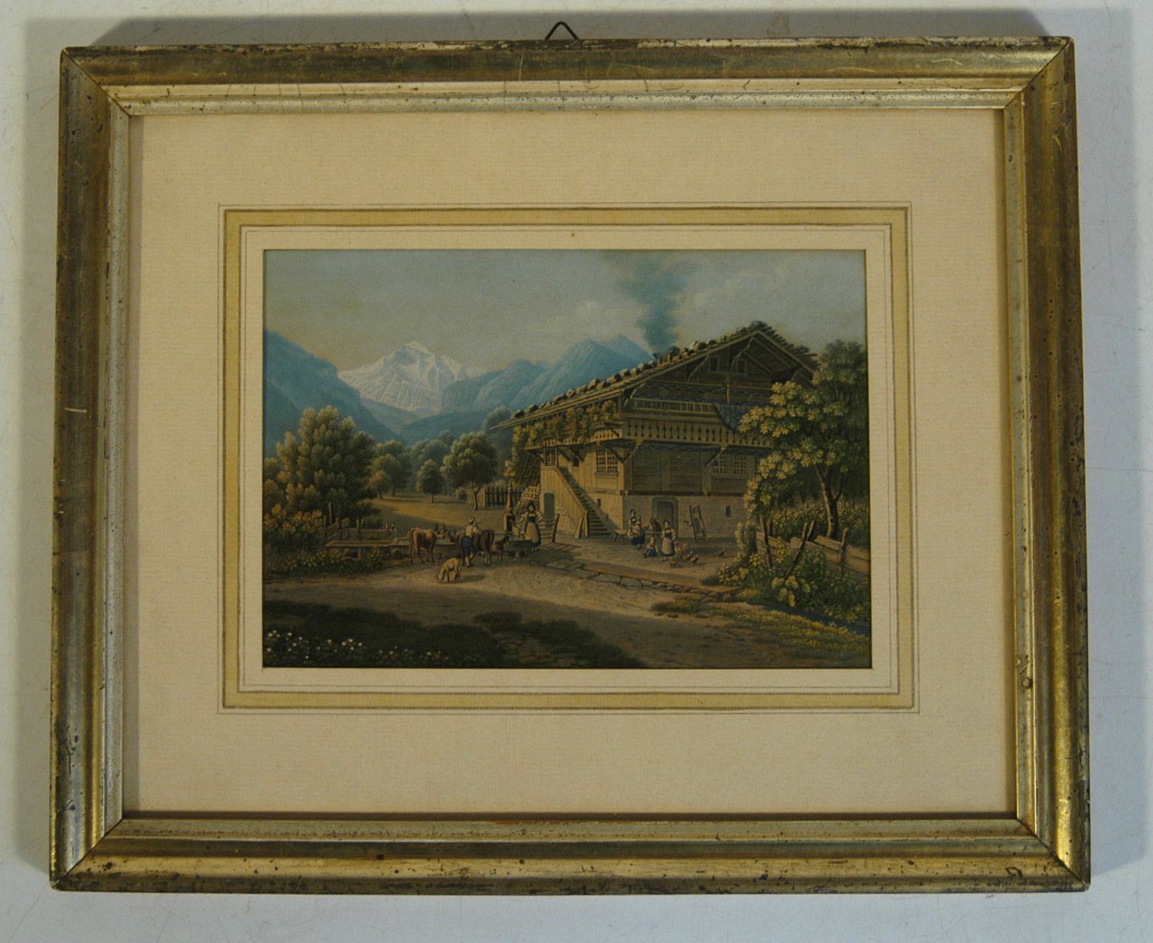 Incisioni: Bauernhaus kolorierter Stich – Usato da Herisau venduto da Wisen