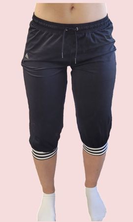 ADIDAS Pantalon de sport 3/4 noir - Taille  S