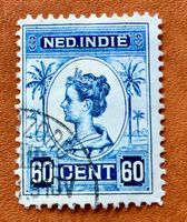 Briefmarken aus Niederländisch-Indien Königin Wilhelmina