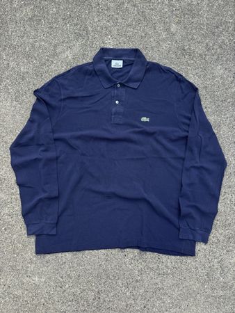 Lacoste Long Sleeve Polo Navy Size 6/XL