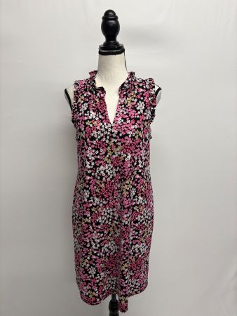 Michael Kors Kleid mit Blumenmuster Gr. M wie Viskose pink