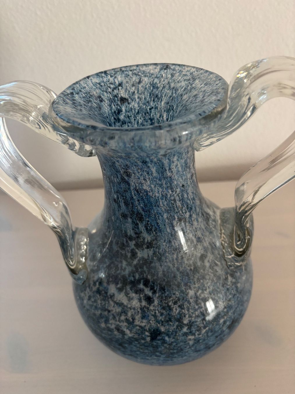 Vasen & Gefässe: Vase aus dickem Glas – Gebraucht aus Kriens von Wundertuete17 3