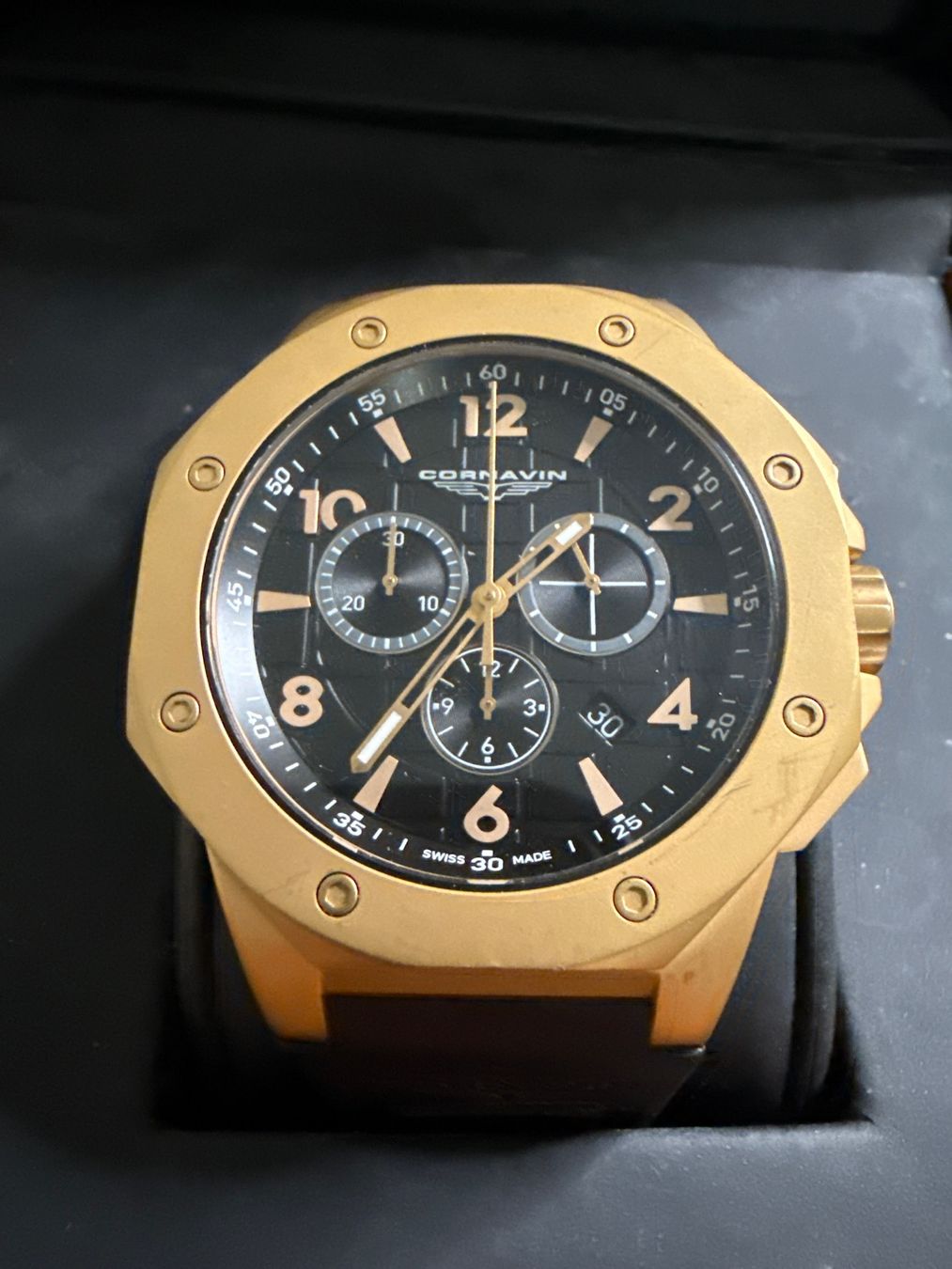 Orologi: Cornavin Chronograph Quarz 47 mm – Usato da Pfeffingen venduto da Allhandelklgwatches