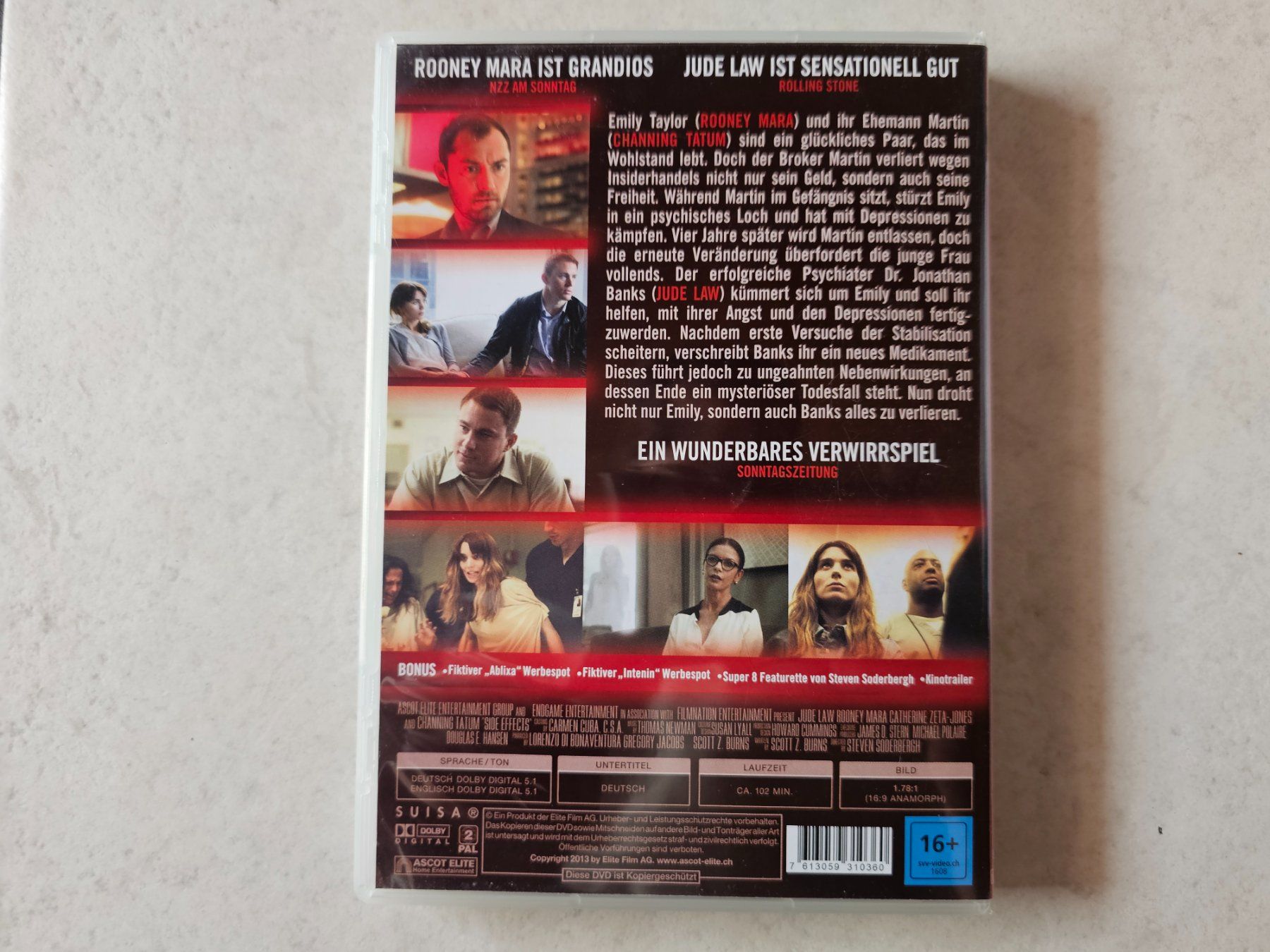 Tutti i DVDs: Side Effects  -  Eine einzige Pille kann ihr Leben verändern – Usato da Schneisingen venduto da backstore24 1