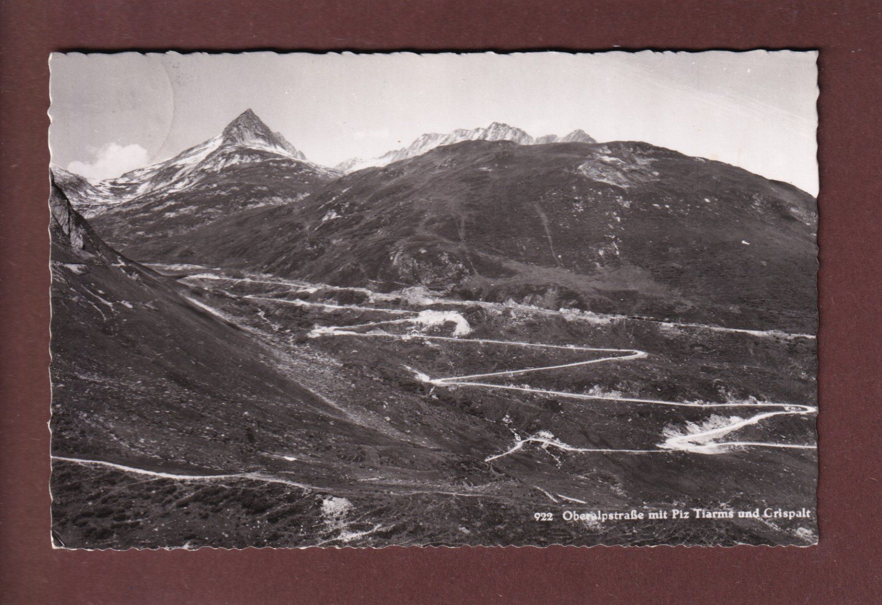Cartoline postali: OBERALPSTRASSE - 1945 – Usato da Pully venduto da nicecards