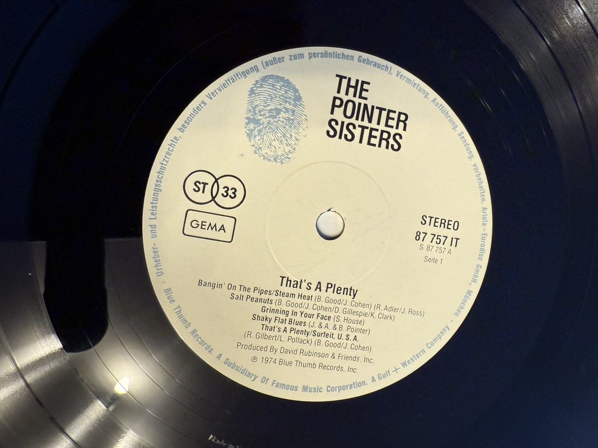 Dischi in vinile: The Pointer Sisters - That's A Plenty - LP Schallplatte – Usato da Goldach venduto da Messerguru 4