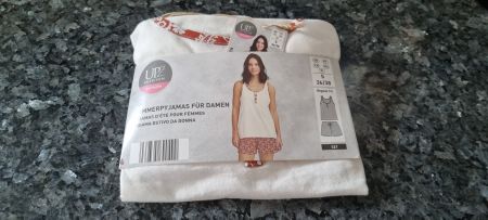Damen Sommerpyjama Set Grösse S 36/38 neu