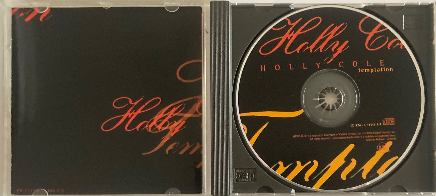 CDs: HOLLY COLE - TEMPTATION – D'occasion à Poliez-Pittet par Newtown-Records 2