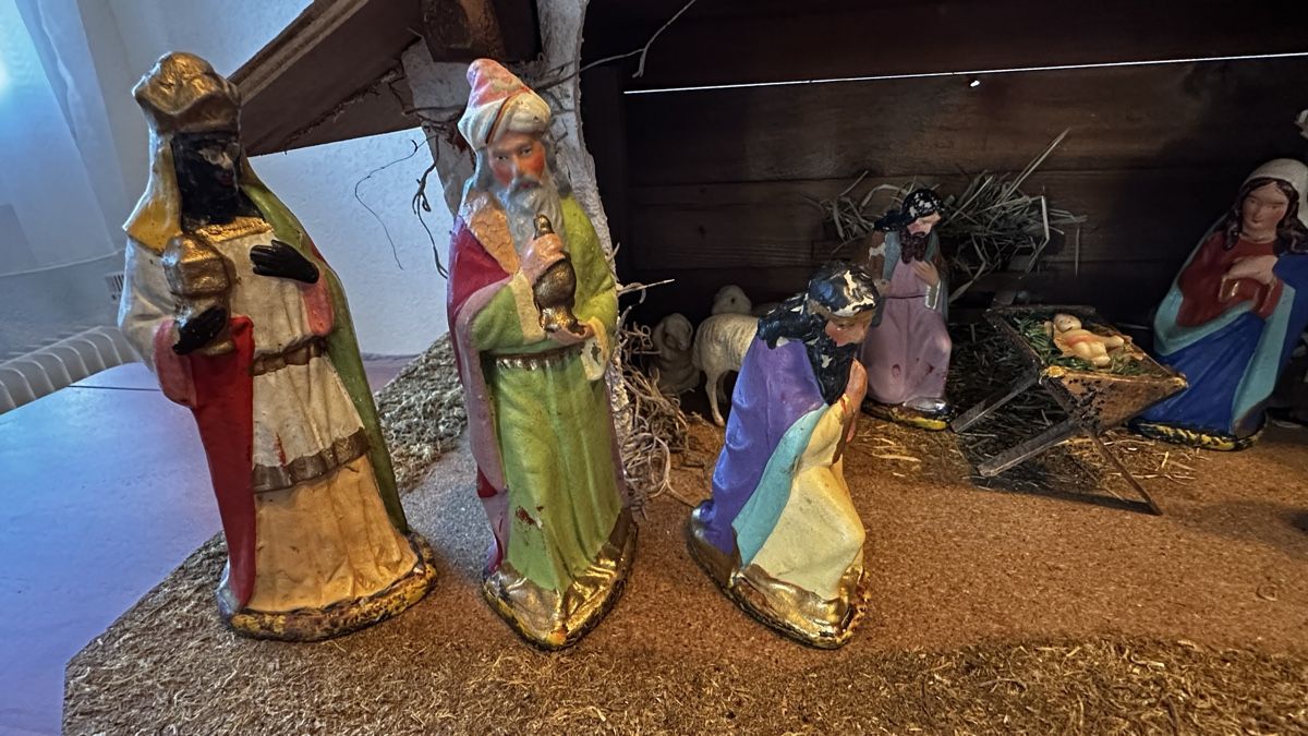 Tutte le decorazioni: Weihnachtskrippe aus Holz mit Figuren – Usato da Schönenbuch venduto da marisli80 3