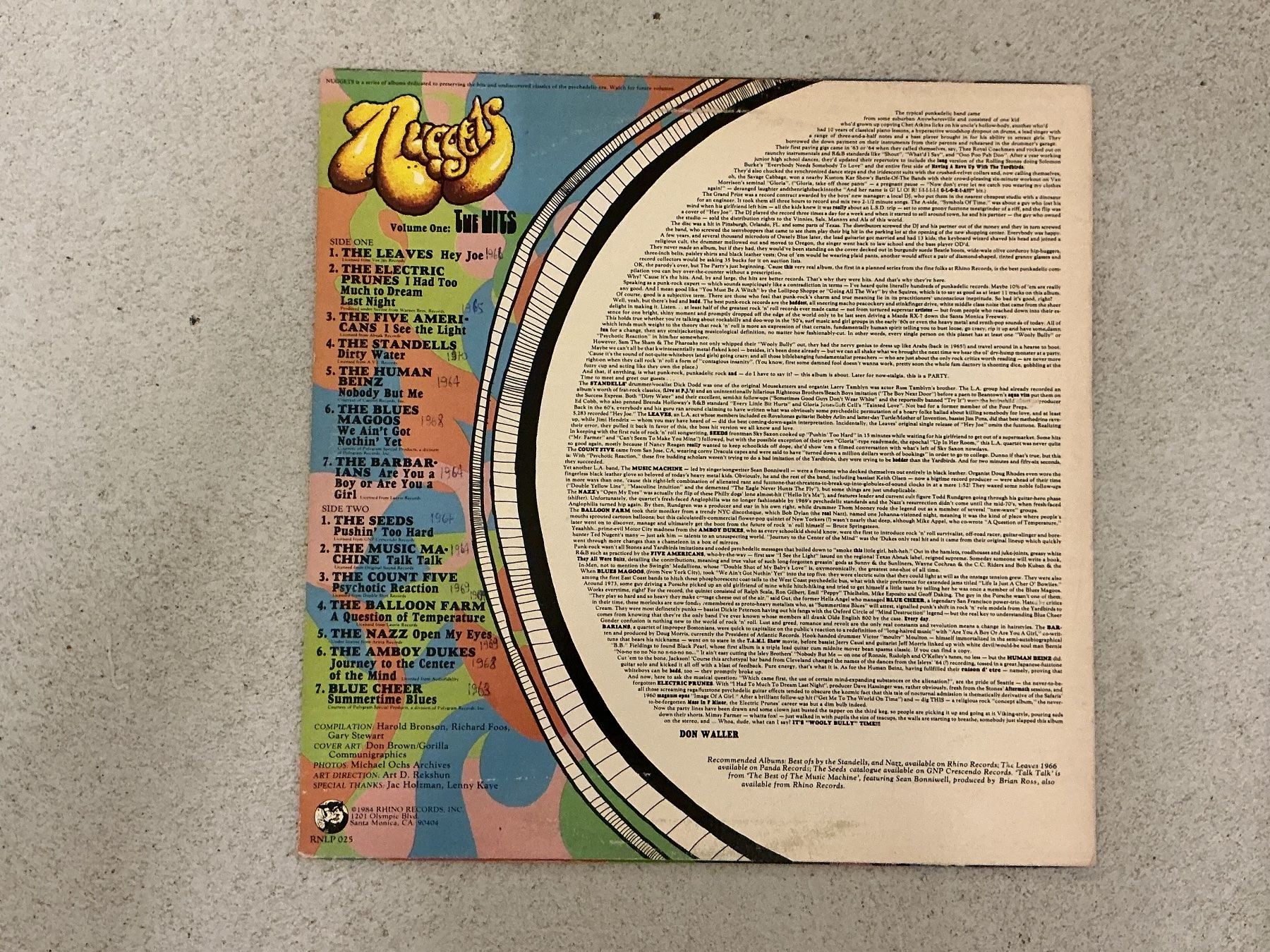 Dischi in vinile: Nuggets  LP - "The Hits" Volume One - Sampler – Usato da Winterthur venduto da Tumko_7_Vinyl 1