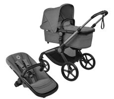 Kinderwagen Fox 5 Renew m. Liegewanne und Sitz moon grey Neu
