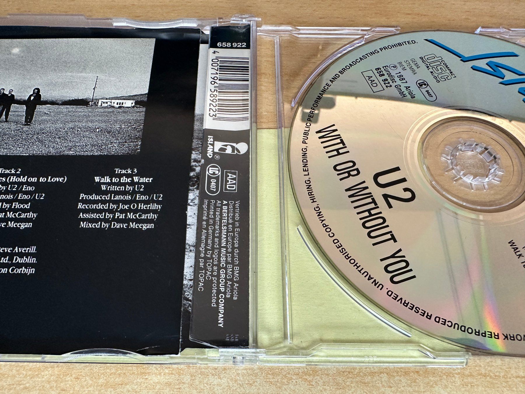 CD: U2 – With Or Without You - Single CD – Usato da Rikon im Tösstal venduto da Alpenmutz 1
