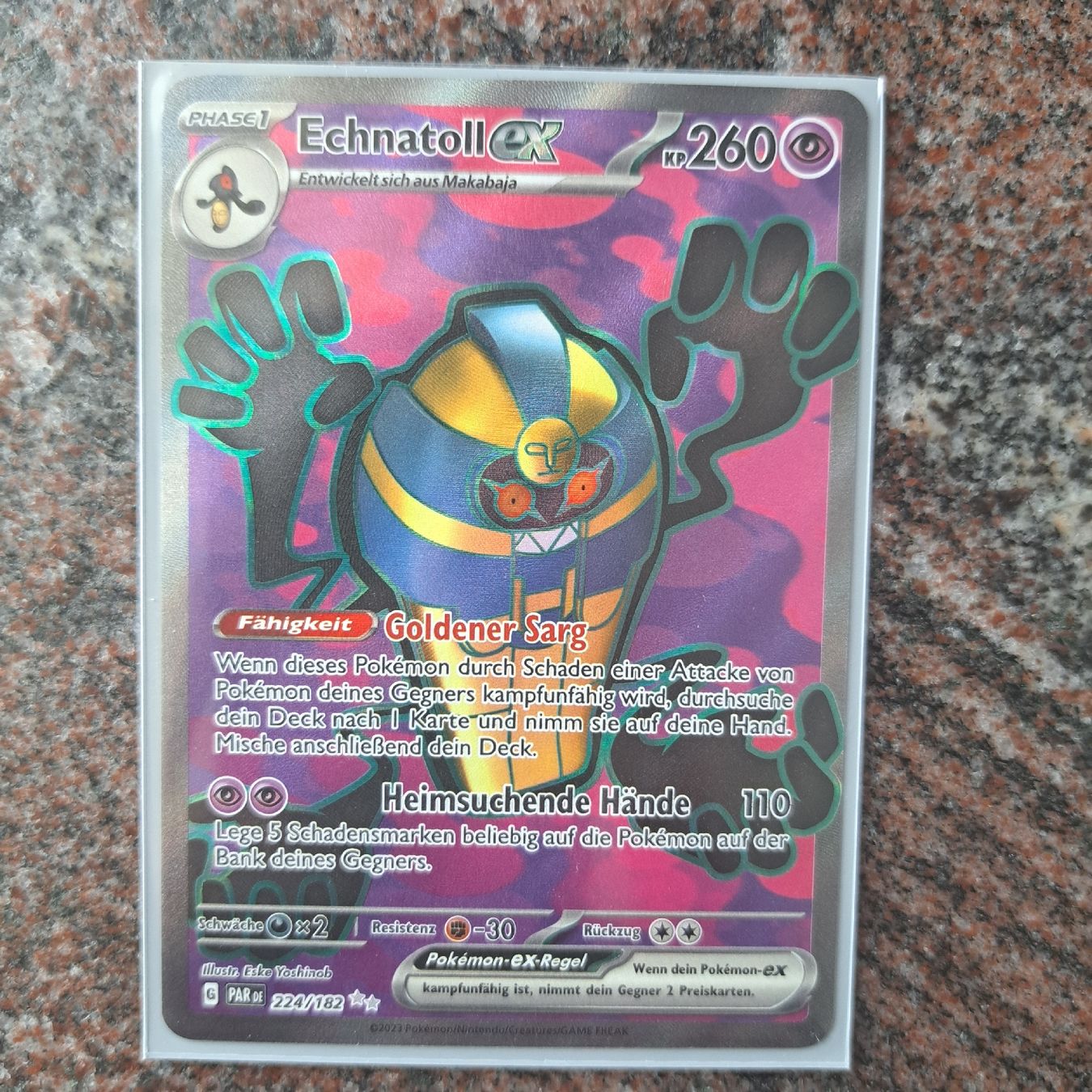 Pokémon Sammelbilder & Trading cards: Pokemon Sammelkarte Echnatoll ex – Neu (gemäss Beschreibung) aus Frauenfeld von Fusel1909