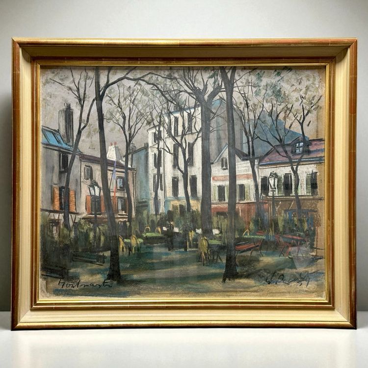 Willy James ROCHAT (1920-2004) pastel Montmartre, Paris (Gebraucht) in ...