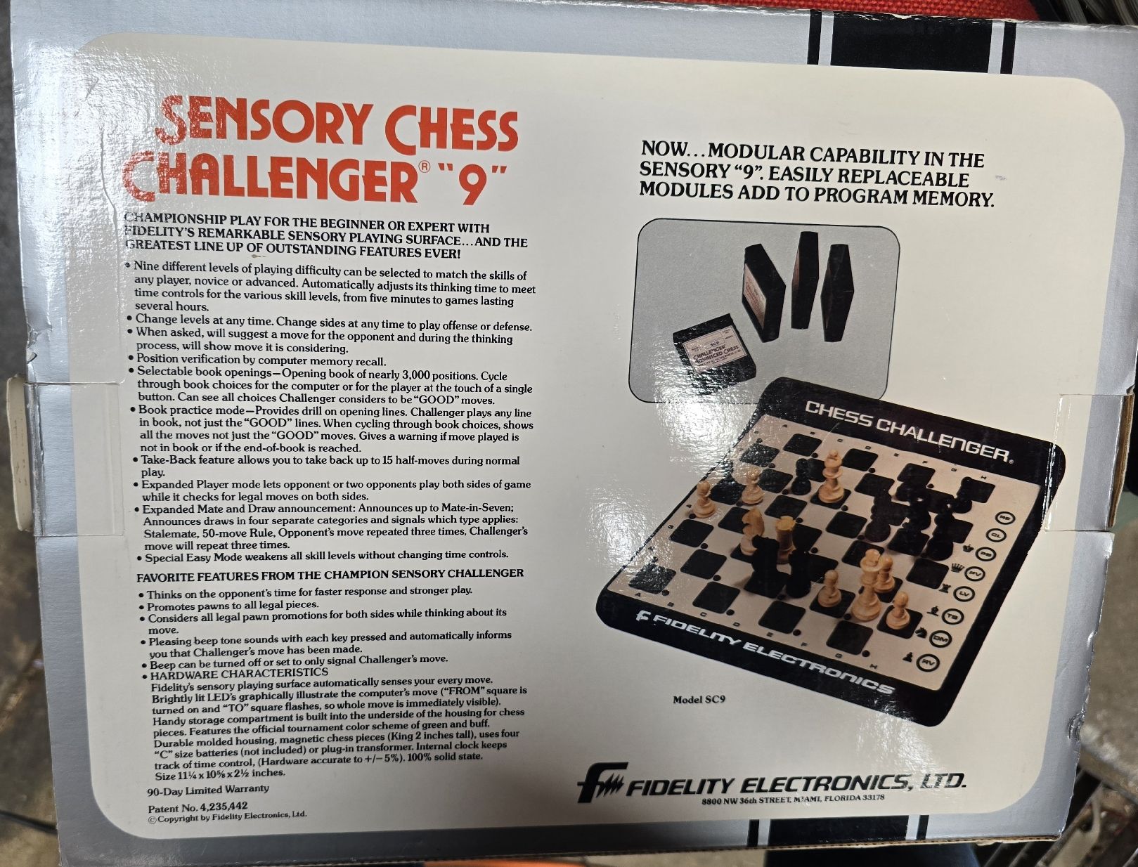 Giochi: Fidelity Sensory Chess Challenger 9  – Usato da Courtemaîche venduto da justine21 1
