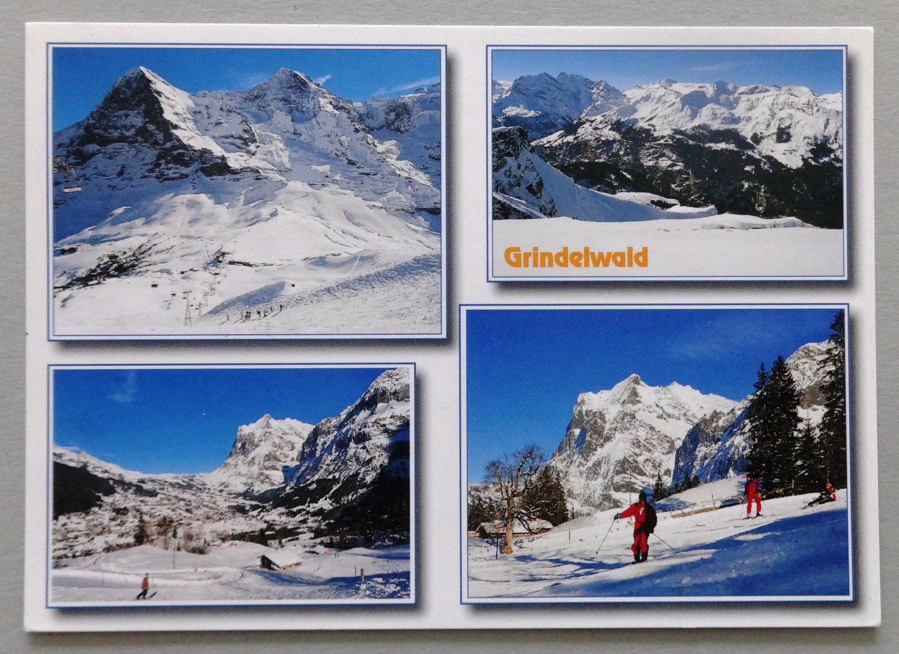 Ansichtskarten: Grindelwald 1034 m – Gebraucht aus Fétigny von Billy2miny