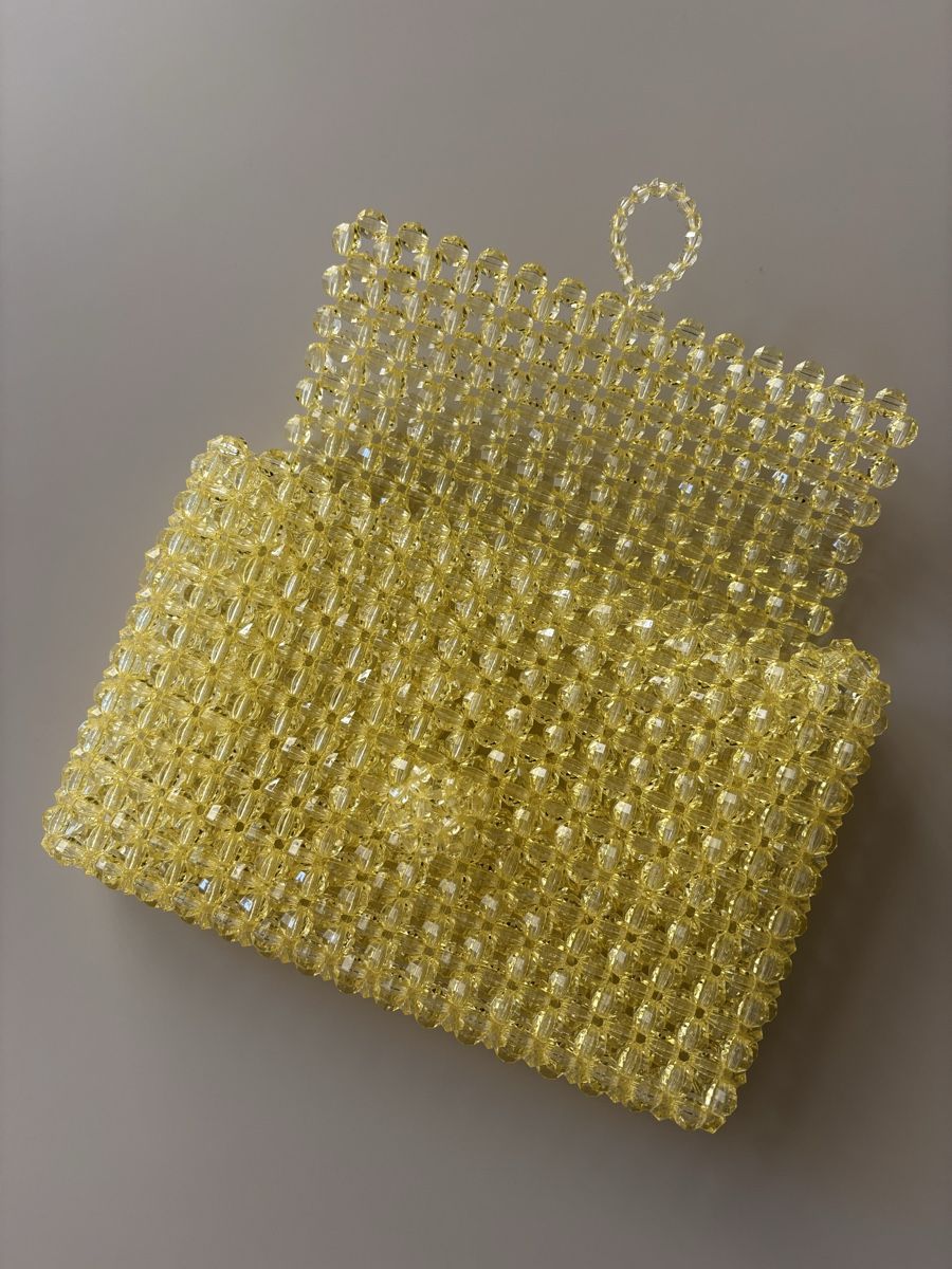 Borse da donna: Handmade Perlen-Handtasche Gelb – Nuovo (secondo la descrizione) da Horgen venduto da tha_h6cv 2