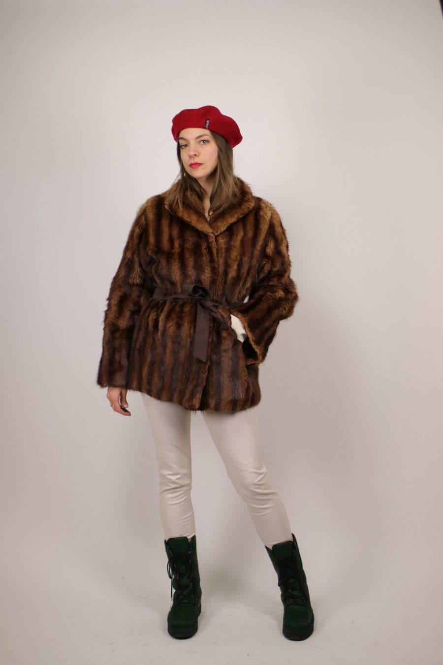 Nerz Mäntel: 1960s Brown Mink Fur Coat - Size S – Gebraucht aus Hombrechtikon von BAZ-Vintage 3