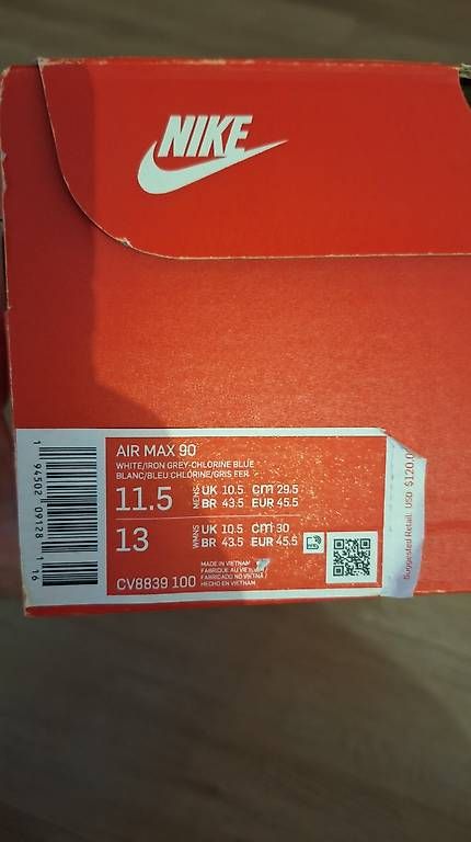 Nike Scarpe da uomo: Nike Air Max 90 45.5 NEU – Usato da Rickenbach LU venduto da KSCupra2 3
