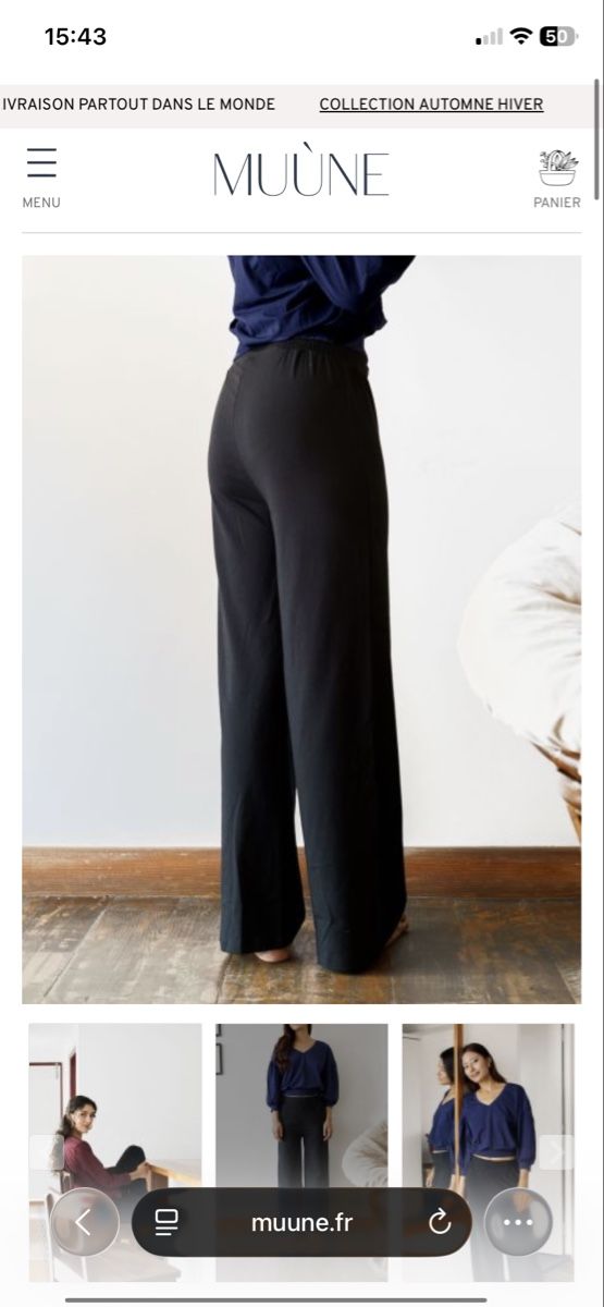 Pantaloni: Pantalon fluide Muune  – Nuovo e nell'imballaggio originale da La Chaux-de-Fonds venduto da Sarah2215 2