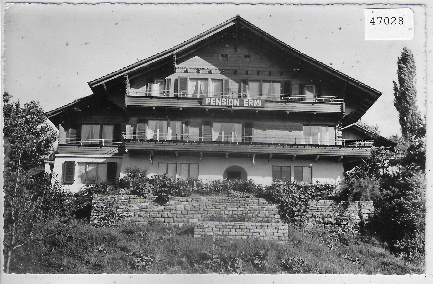 Cartoline postali: Pension Erni - Oberhofen – Usato da Ettingen venduto da Kartenplanet