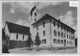 Selzach SO - Kirche mit altem Schulhaus