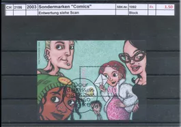 2003 "Comics" - Sonderblock, ET - Stempel