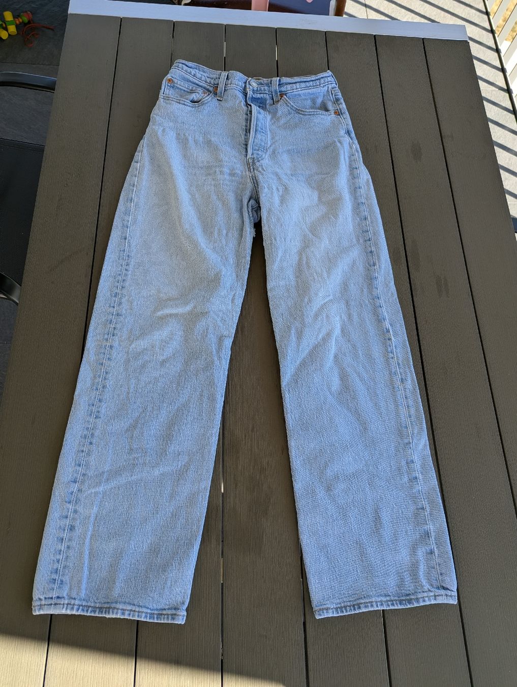Levi's Jeans: Levi's Ribcage Straight Jeans Grösse 28 – D'occasion à Seengen par sam_x5tk 1