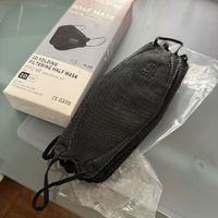 FFP2 NR-Maske, schwarz (Box, 7 Stück) UNBENUTZT