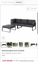Gartenloungeset Coari 3-teilig