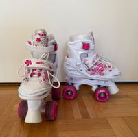 Rollschuhe weiss-pink