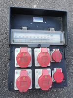 GIFAS Gummigehäuse, Stromverteiler mit FI, 32 A, mit Kabel