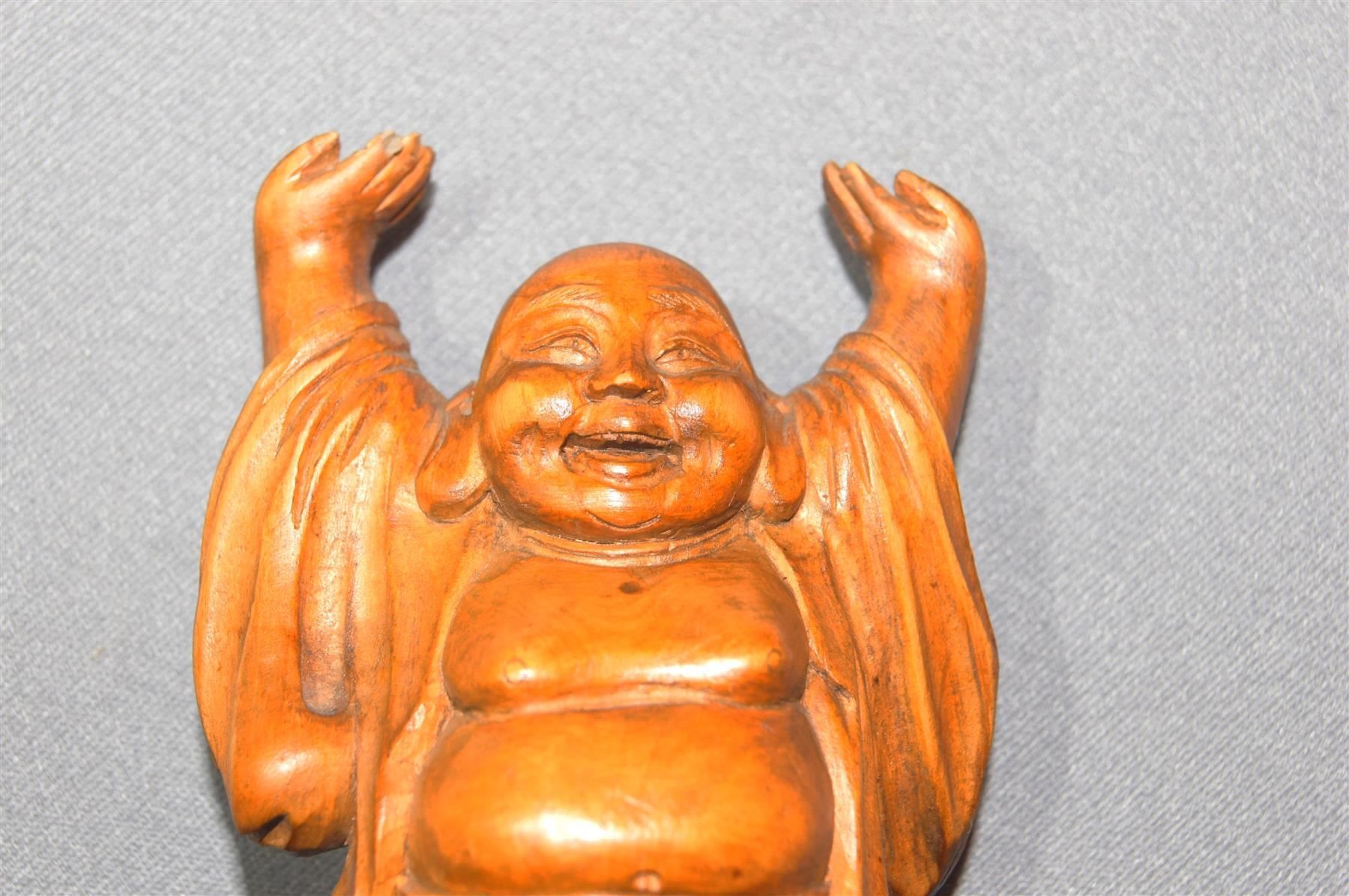 Figuren: Lachender, stehender «Happy» Buddha – Gebraucht aus Geroldswil von ARTEFACTO 2