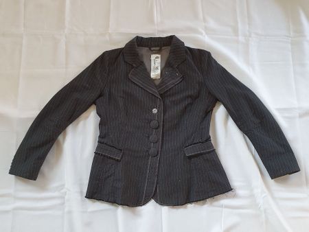 schöne leichte schwarze Jacke 42