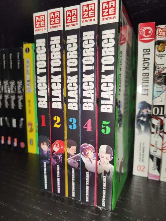 Fumetti: Black Torch 1-5 Manga komplett deutsch – Nuovo (secondo la descrizione) da St. Gallen venduto da win_9gkt