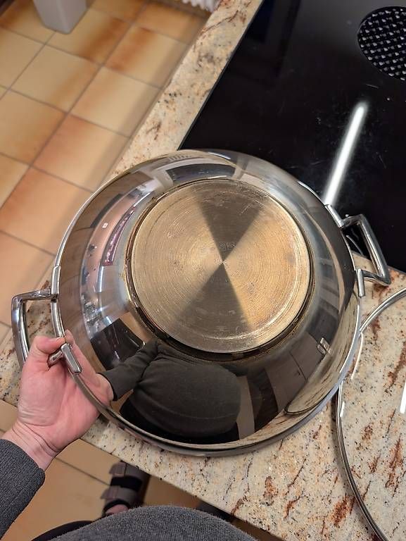 WMF Padelle: WMF Wok mit Glasdeckel 36 cm Durchmesser – Usato da Winterthur venduto da cesteffani 2