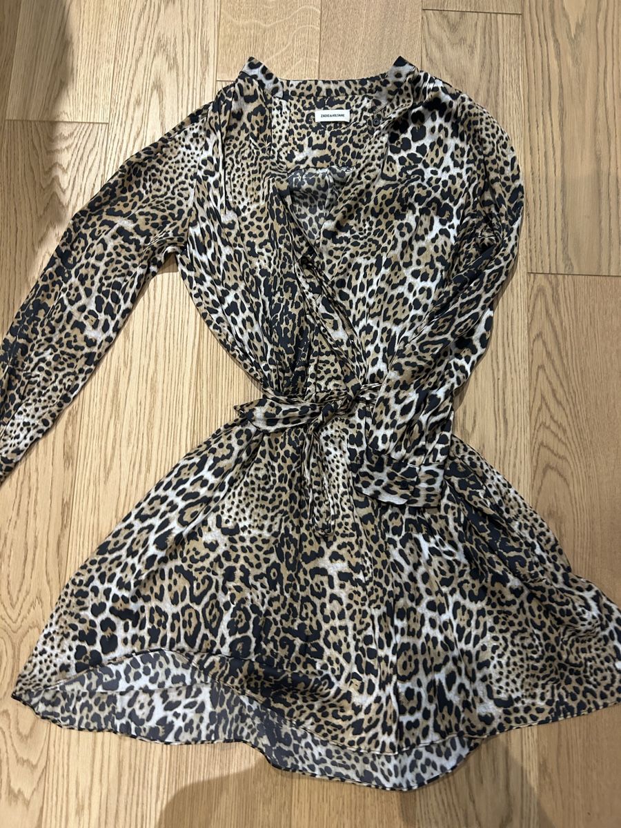 Zadig & Voltaire Vestiti: Zadig & Voltaire Leopard Print Dress - Size Medium! – Nuovo (secondo la descrizione) da Veyrier venduto da aliyag 5
