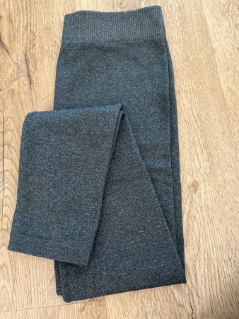 Warme Leggings dunkel / grau meliert von Chicorée Gr. L