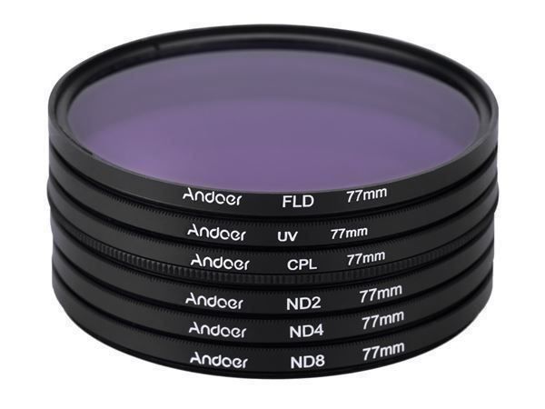 Filter: FILTER SET 77mm - UV-CPL-FLD-ND2-ND4-ND8 - KAMER FILTER SET – Neu und originalverpackt aus Kriens von swissgadget
